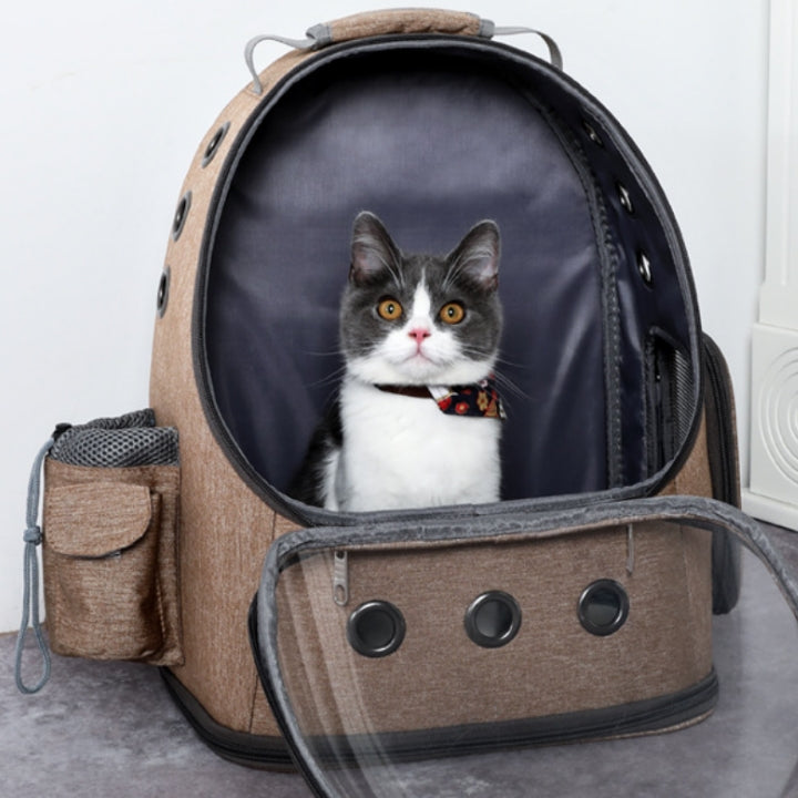 Astro-Purr: The Stellar Space Capsule Backpack for Trendsetting Pets