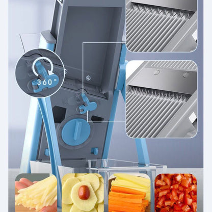 Multifunctional Vegetable Chopper and Fruit Slicer Set - Your Kitchen’s Best Friend!