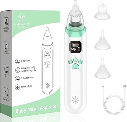 Electric Baby Nasal Aspirator - Gentle, Effective Relief for Your Baby!