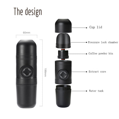 Portable Hand-Pressed Espresso Machine