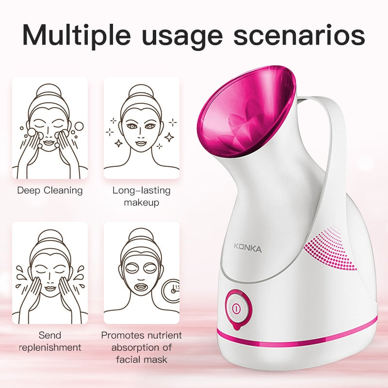 KONKA’s Facial Steamer - Deep Cleansing and Spa Bliss!