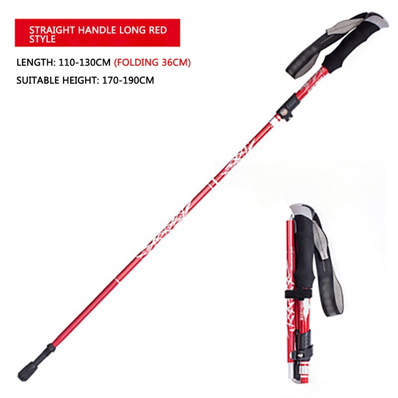 Alpine Stick - Ultra-Light and Ultra-Short Telescopic Walking Stick for All Ages