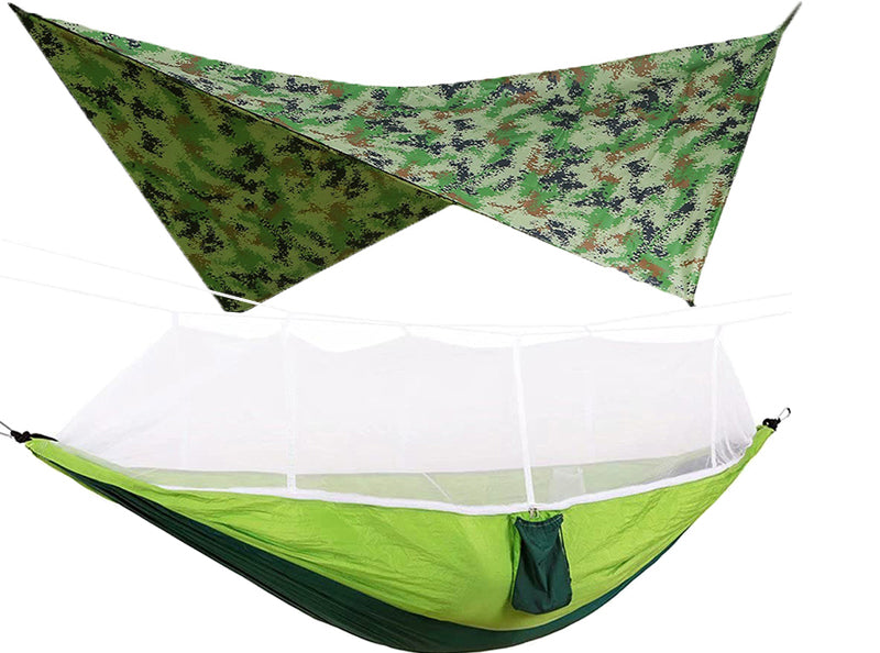 Double Camping Hammock with Mosquito Net: Your Cozy Outdoor Sanctuary!