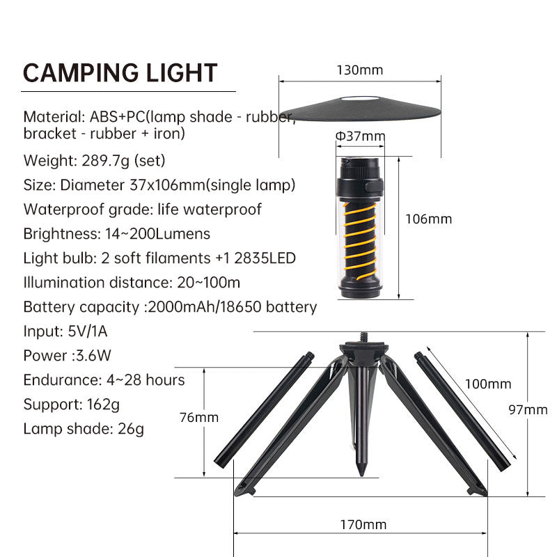 TriLight Beacon - Your Versatile Outdoor Illuminator!