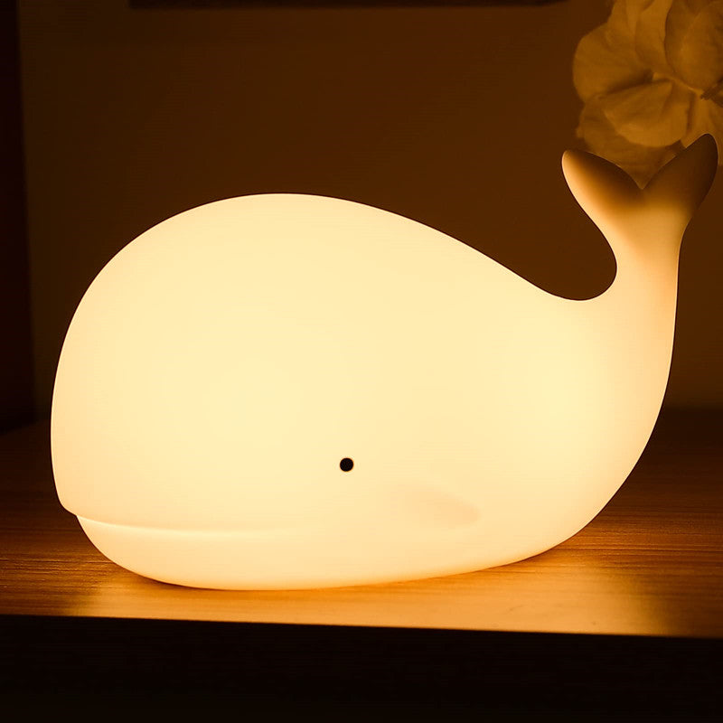 Whale Of The Night: Colorful LED Silicone Light Adventure!