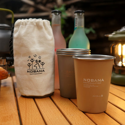 NOBANA Four-Color Cup - Stylish and Durable Stainless Steel Drinkware