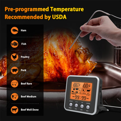 BBQ Thermometer - Master the Art of Grilling