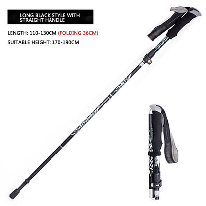 Alpine Stick - Ultra-Light and Ultra-Short Telescopic Walking Stick for All Ages