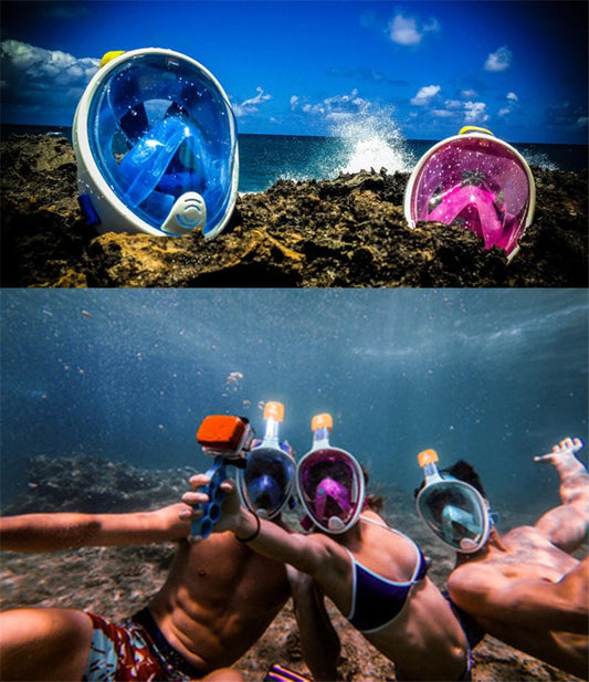 AquaMask: The Fog-Vanishing Full Face Snorkel Mask!