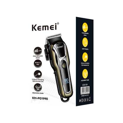 Kemei BeardMaster Hair Clipper - Precision and Power for the Modern Gentleman