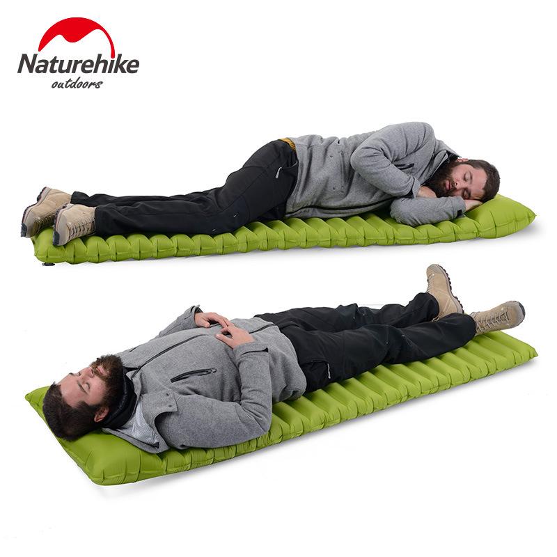 Naturehike Sleeping Pad Fast Filling Air Bag - Super Light Camping Mat with Pillow