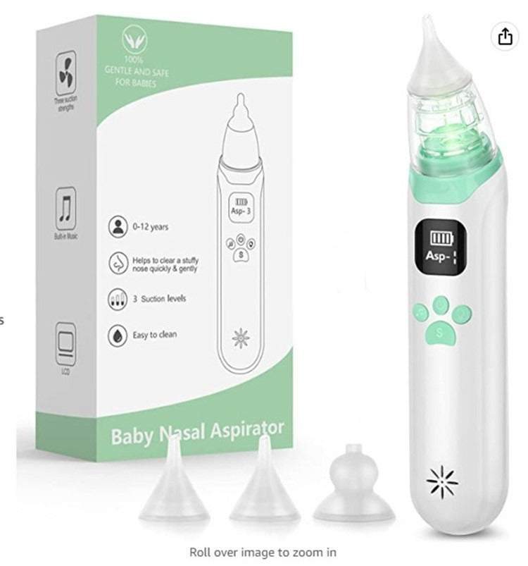 Electric Baby Nasal Aspirator - Gentle, Effective Relief for Your Baby!