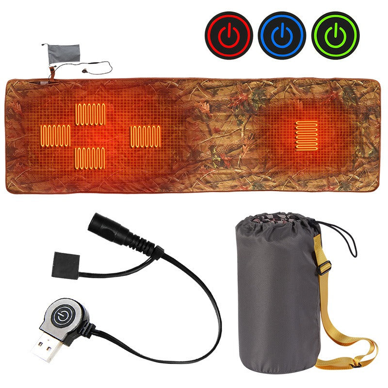 CozyCamp Smart Heated Comfort Pad: Your Outdoor Warmth Companion!