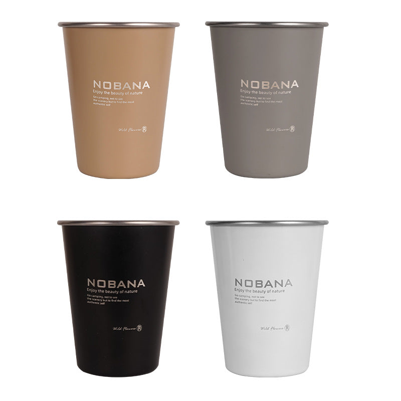 NOBANA Four-Color Cup - Stylish and Durable Stainless Steel Drinkware