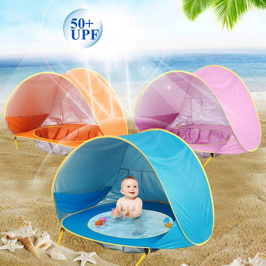 Splashy Fun Baby Beach Tent: Where Sun Meets Safety!