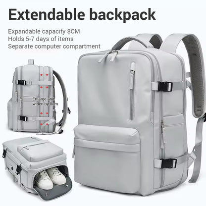 TravelMate Multifunctional Water-Resistant Laptop Backpack - Your Ultimate Companion for Every Journey