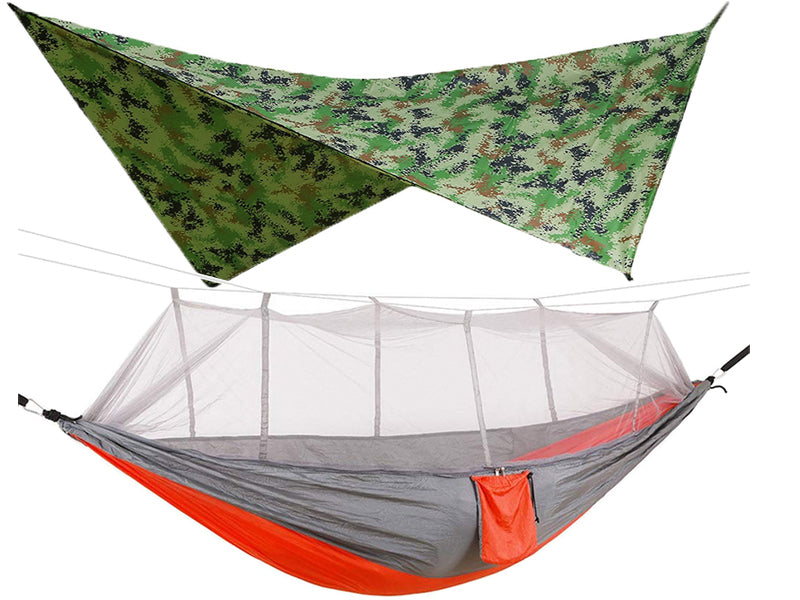 Double Camping Hammock with Mosquito Net: Your Cozy Outdoor Sanctuary!