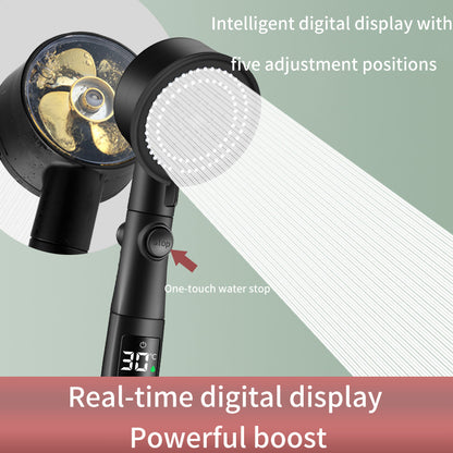 AquaGlow Shower Head - The Ultimate Digital Shower Experience!