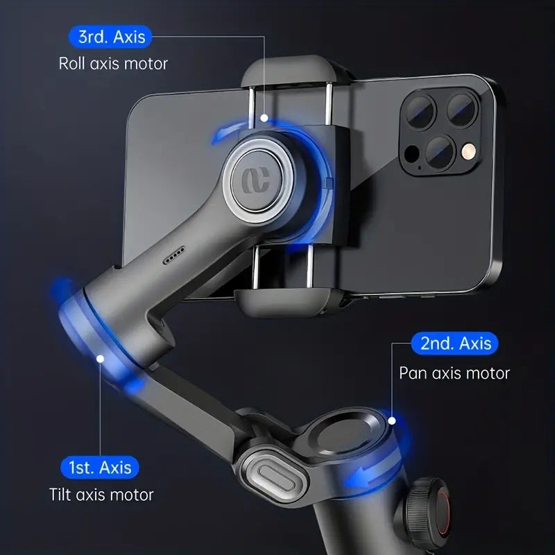 XE 3-Axis Handheld Gimbal Stabilizer - Elevate Your Smartphone Videography!