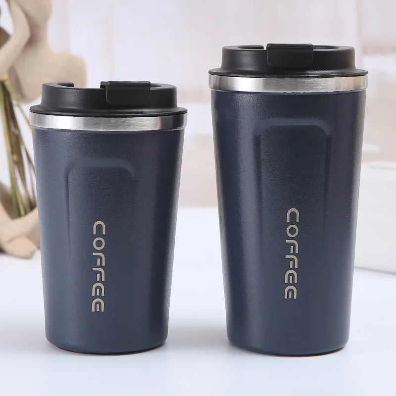 Coffee Cup! Stainless Steel Thermal Mug - Your Perfect Companion for Hot and Cold Drinks