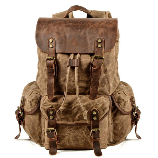 Vintage Voyager - The Retro Canvas Backpack