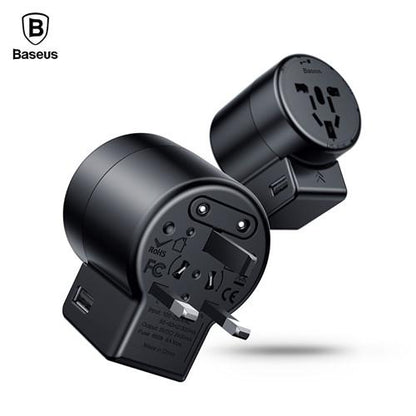 Baseus International Travel Adapter Whirl - Universal Convenience on the Go!