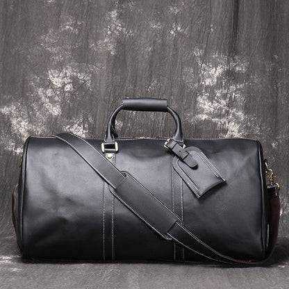 Retro Leather Travel Bag - Timeless Elegance for Modern Journeys