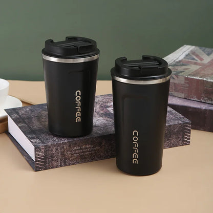 Coffee Cup! Stainless Steel Thermal Mug - Your Perfect Companion for Hot and Cold Drinks