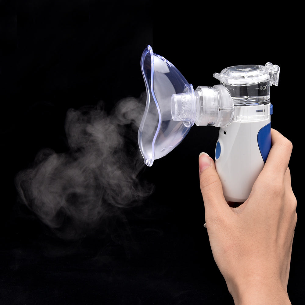 Portable Mesh Nebulizer - Silent Ultrasonic Inhaler for Easy Breathing