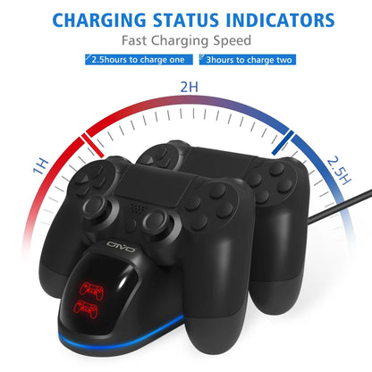 Fast PS4 Controller Charging Dock Station