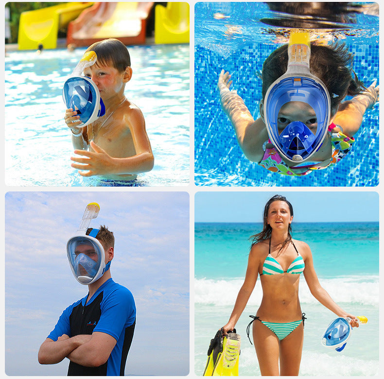 AquaMask: The Fog-Vanishing Full Face Snorkel Mask!