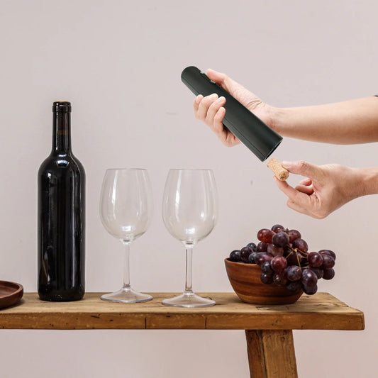 Diamond Luxe Electric Wine Opener - Effortless Elegance for Your Wine Experience