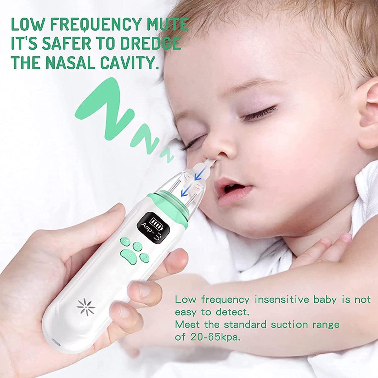 Electric Baby Nasal Aspirator - Gentle, Effective Relief for Your Baby!