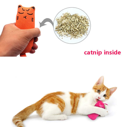 Catnip Thumb Pillow Toy for Cats