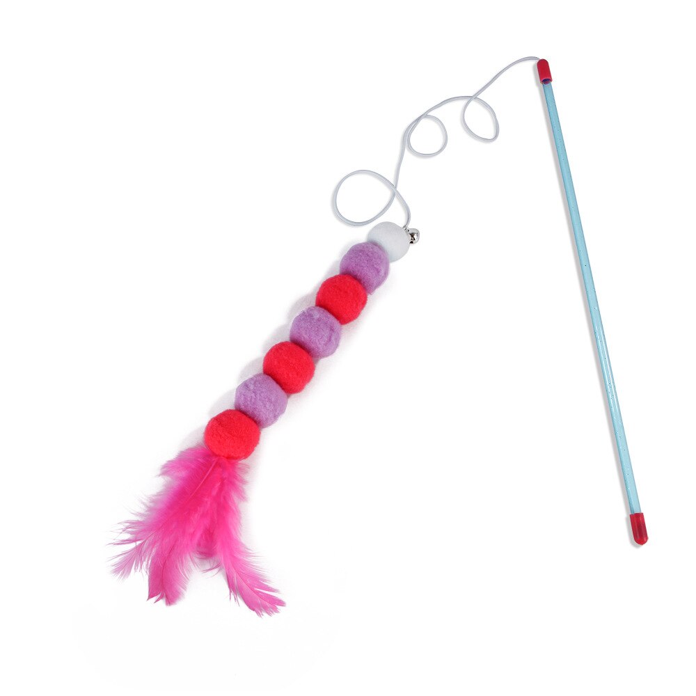 Kitty Katcher - Kitten Cat Toy Funny Fishing Wand With Bell