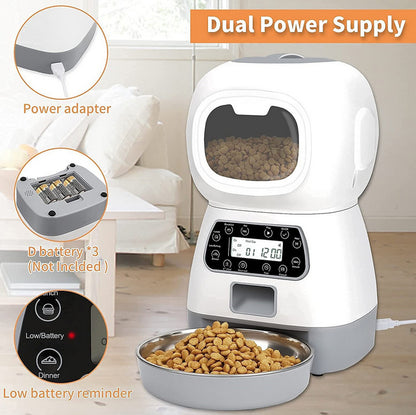 Spirit Pet Feeder 3.5L - Automatic or WiFi Feeding