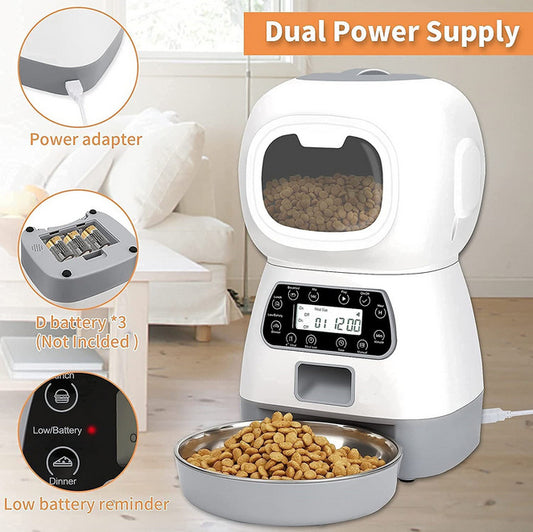 Spirit Pet Feeder 3.5L - Automatic or WiFi Feeding