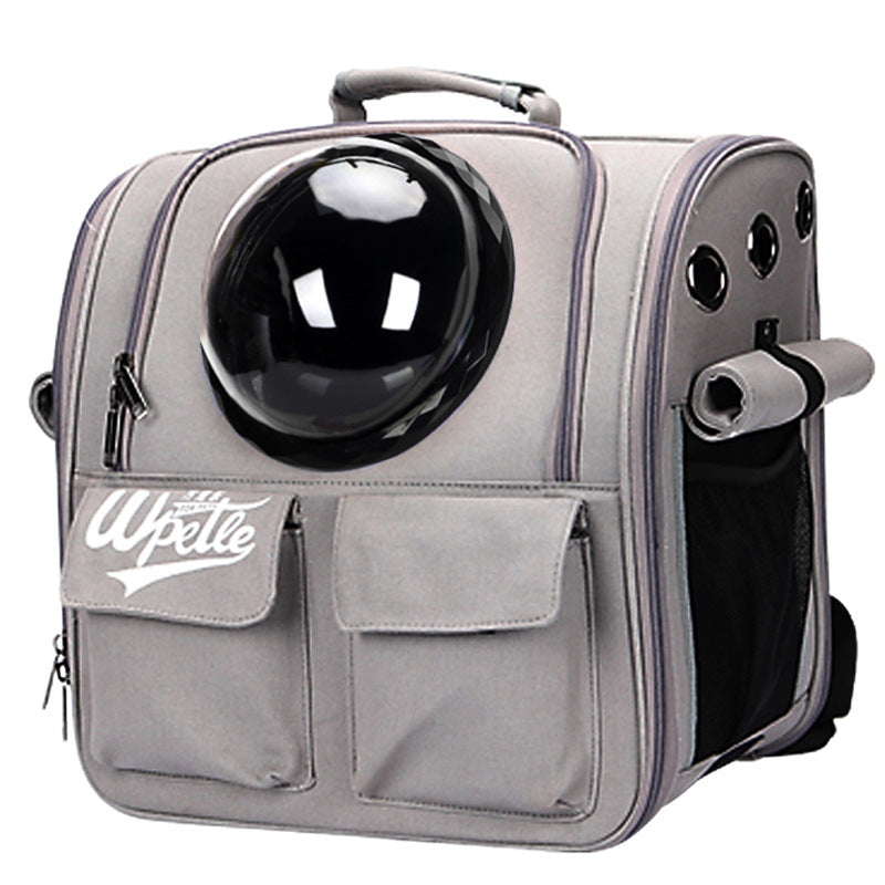 Cosmic Paws: The Spacious Dual-Shoulder Pet Voyager Backpack