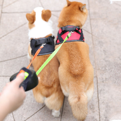 Dual Pet Leash - Walk Two Dogs with Ease!