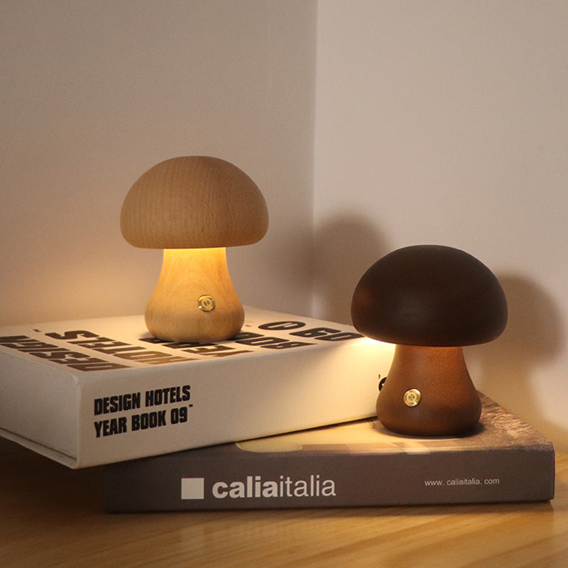 Touch-Sensitive Mushroom LED Night Light for Bedroom