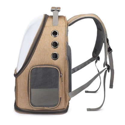 Astro-Purr: The Stellar Space Capsule Backpack for Trendsetting Pets