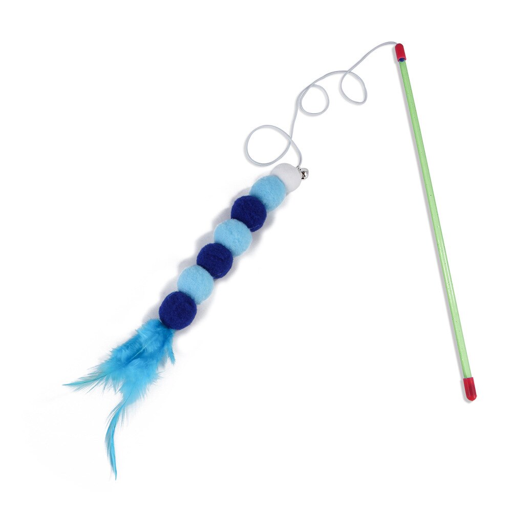 Kitty Katcher - Kitten Cat Toy Funny Fishing Wand With Bell