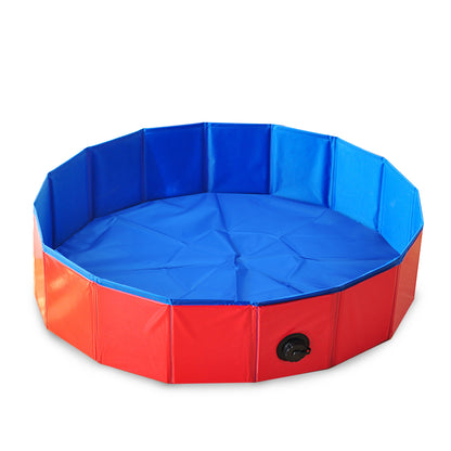 Foldable Pet Bath Pool - Portable and Durable Pool for Outdoor Fun and Bathing for Pets and Kids