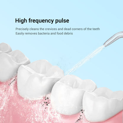 FlashFlosser: The 6-Speed Sonic Wave Tooth Spa