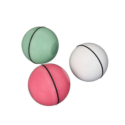 Glowing Whisker Chase: The USB Rechargeable Smart Pet Ball!