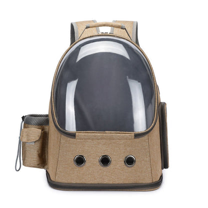 Astro-Purr: The Stellar Space Capsule Backpack for Trendsetting Pets