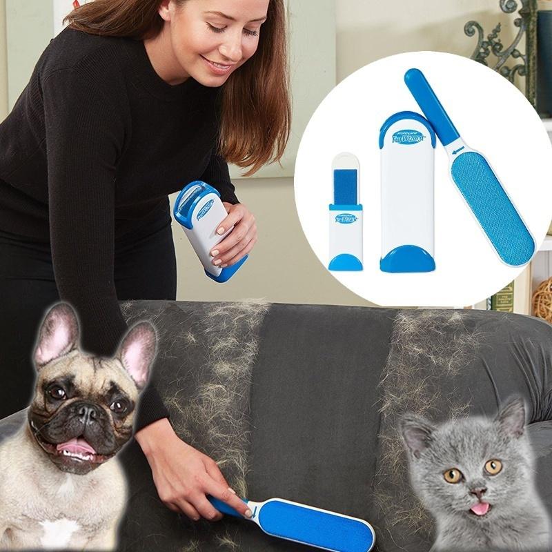 Reusable Pet Fur & Lint Remover Brush